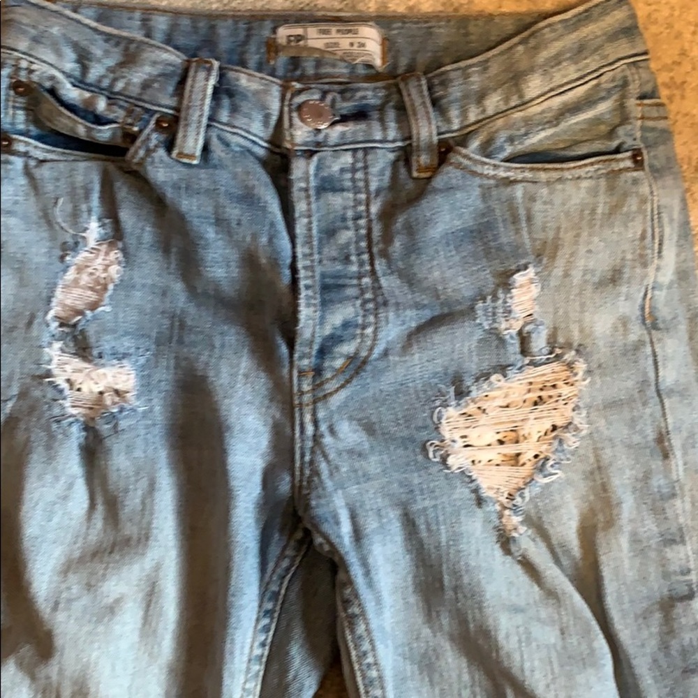 Free People Ripped Jeans - Picture 2 of 4